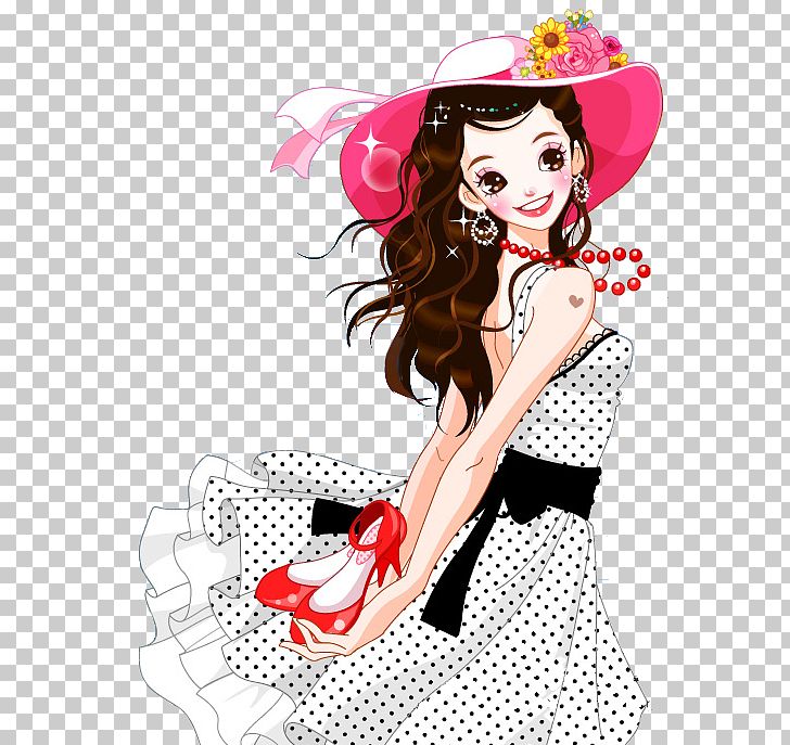 Animation Female Drawing Illustration PNG, Clipart, Art, Baby Girl, Beauty, Black Hair, Brown Hair Free PNG Download