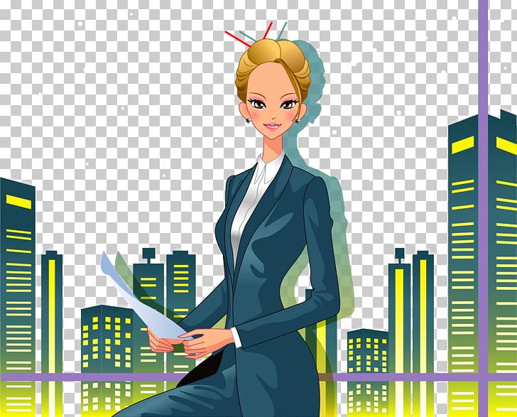 Cartoon Illustration PNG, Clipart, Business Card, Business Vector, Business Woman, Cartoon Network, Christmas Lights Free PNG Download