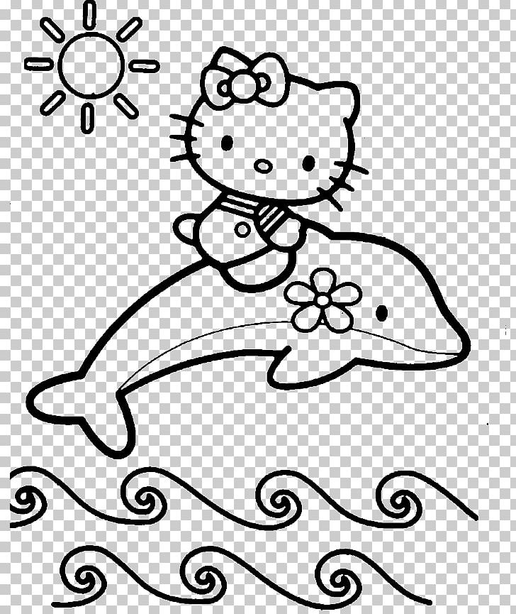 Hello Kitty Kitten Coloring Book Adult PNG, Clipart, Adult, Area, Art, Black, Black And White Free PNG Download