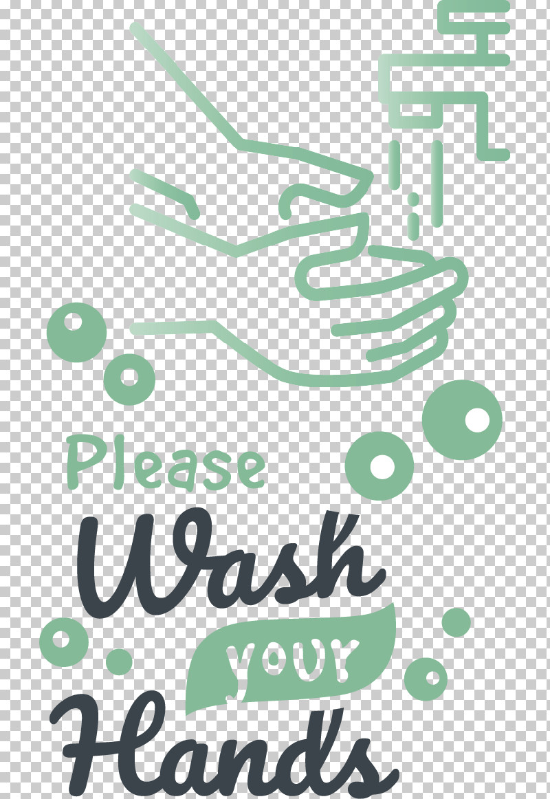Wash Hands Washing Hands Virus PNG, Clipart, Green, Line, Logo, M, Meter Free PNG Download