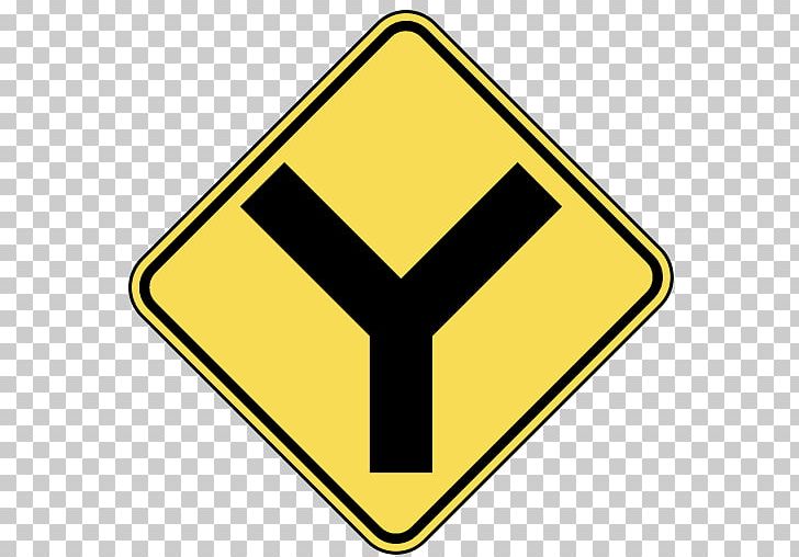 Traffic Sign Warning Sign Three-way Junction PNG, Clipart, Angle, Area, Department Of Motor Vehicles, Driving, Intersection Free PNG Download