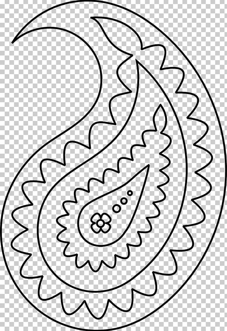Paisley Line Art Pattern PNG, Clipart, Area, Art, Black And White, Circle, Coloring Book Free PNG Download