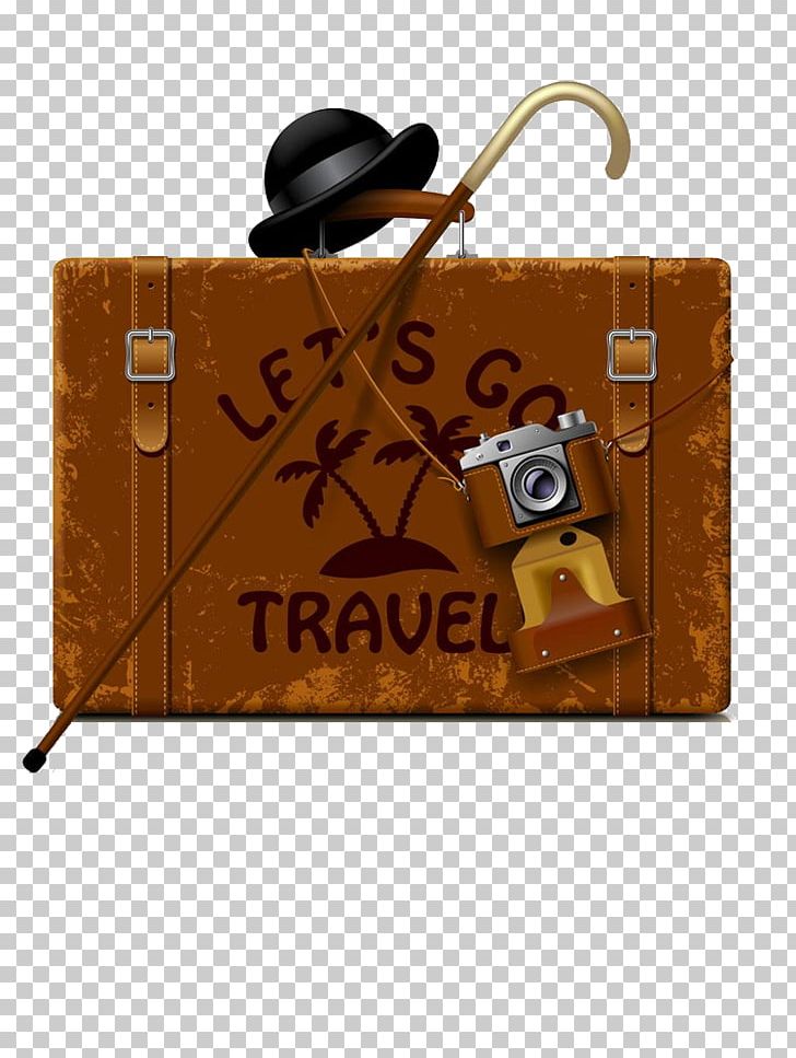 Suitcase Travel Illustration PNG, Clipart, Black White, Brand, Brown, Buckle, Creative Background Free PNG Download