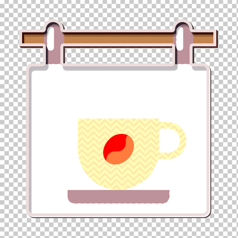 Signboard Icon Coffee Shop Icon PNG, Clipart, Coffee Shop Icon, Rectangle, Signboard Icon, Yellow Free PNG Download