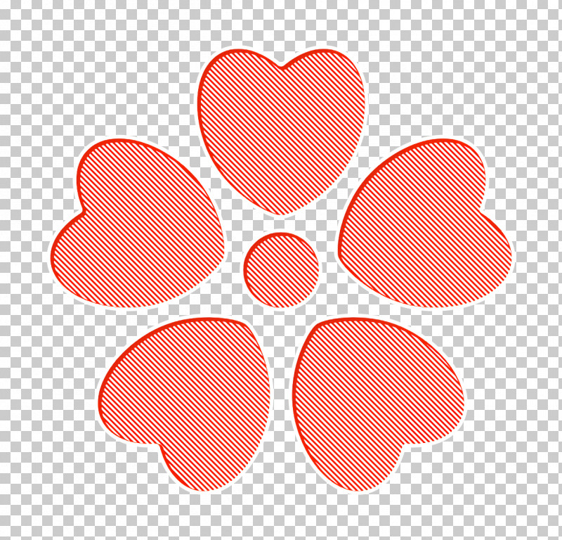 Flower Icon Nature Icon Flower With Heart Petals Icon PNG, Clipart, Clover, Flower Icon, Nature Icon, Vector Free PNG Download