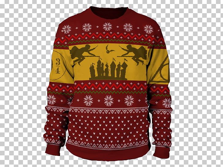 T-shirt Christmas Jumper Sleeve Sweaters For Men PNG, Clipart, Christmas Day, Christmas Jumper, Crew Neck, Fashion, Gryffindor Free PNG Download