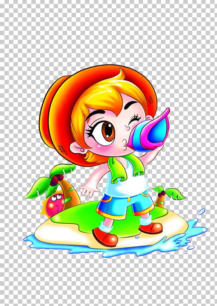Child Cartoon PNG, Clipart, Cuteness, Dri, Drinking, Drink Water, Element Free PNG Download