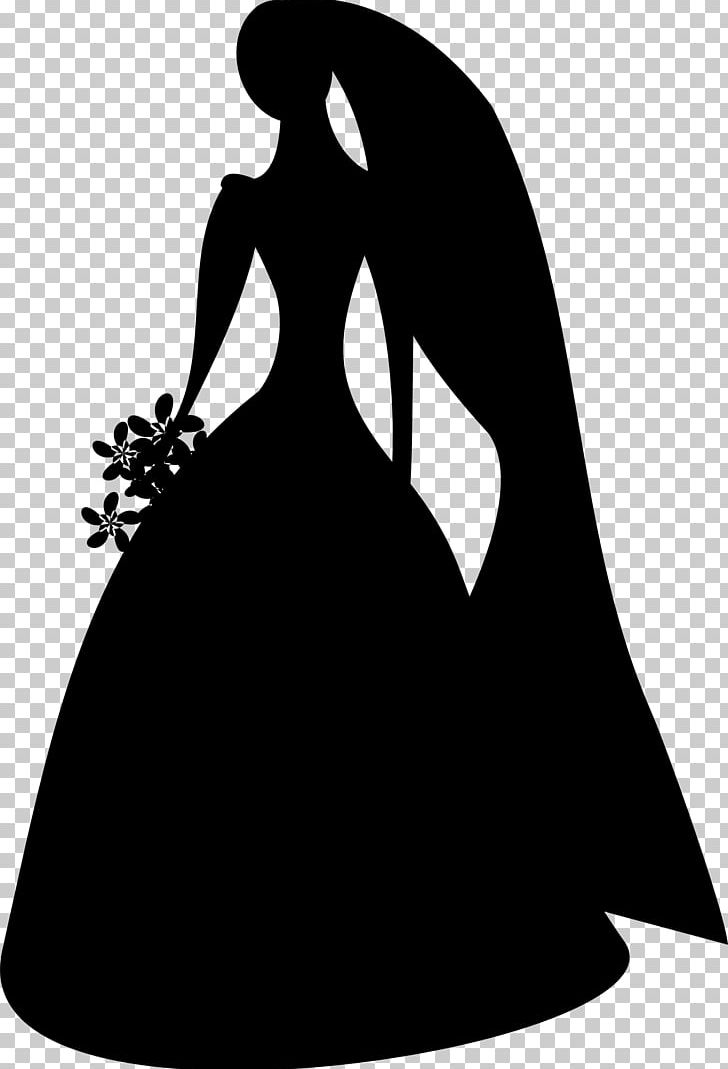 Silhouette Bridesmaid PNG, Clipart, Artwork, Black, Black And White, Bride, Bridegroom Free PNG Download