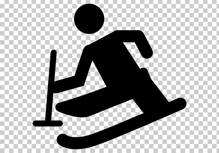 Paralympic Games 2018 Winter Olympics Skiing Sport Ski Jumping PNG, Clipart, 2018 Winter Olympics, Alpine Skiing, Area, Black And White, Brand Free PNG Download