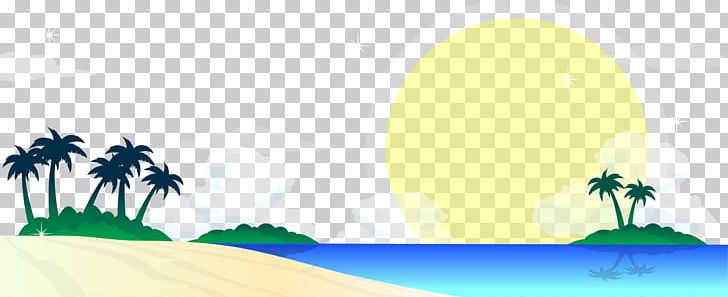 Beach Euclidean PNG, Clipart, Cloud, Coconut Trees, Computer Wallpaper, Data, Design Free PNG Download
