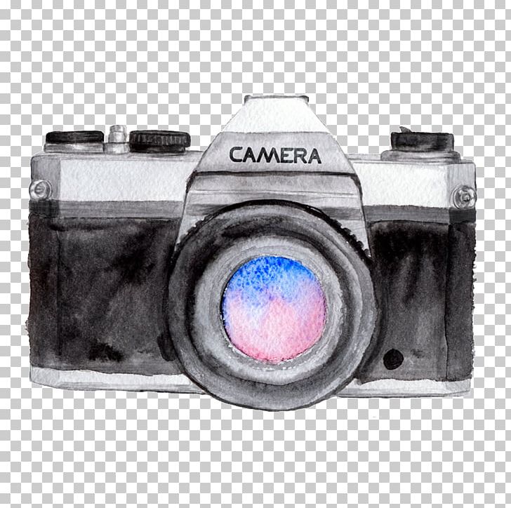 Watercolor Painting Camera Logo Drawing Photography PNG, Clipart, Camera, Camera Accessory, Camera Icon, Camera Lens, Cameras Optics Free PNG Download