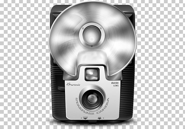 Kodak Starflash Computer Icons Brownie Camera PNG, Clipart, Black And White, Brownie, Camera, Camera Lens, Cameras Optics Free PNG Download