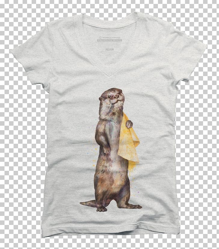 Otter T-shirt Canvas Douchegordijn PNG, Clipart, Art, Bathroom, Canvas, Canvas Print, Clothing Free PNG Download