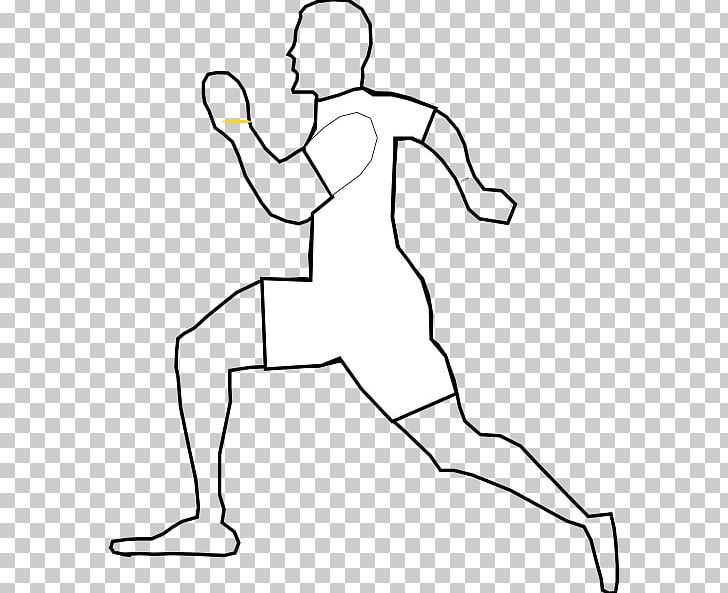 Black And White Running PNG, Clipart, Angle, Arm, Art, Black And White, Cartoon Free PNG Download