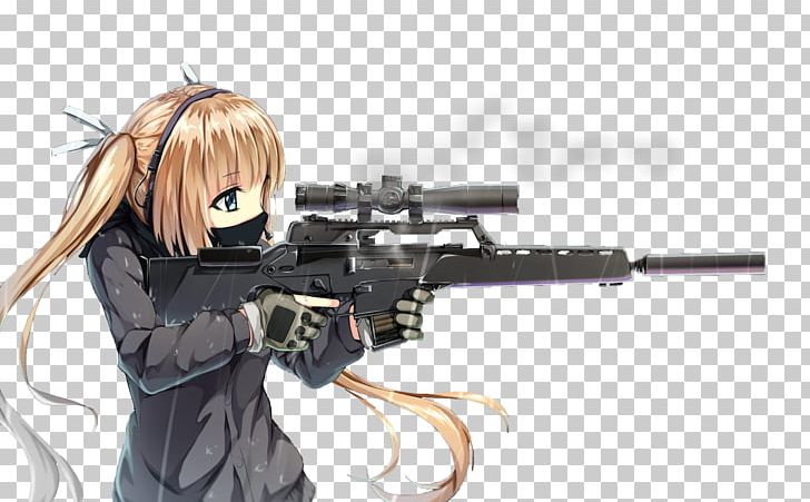 Firearm Weapon Sniper Rifle Anime PNG, Clipart, Air Gun, Anime, Assault Rifle, Character, Desktop Wallpaper Free PNG Download