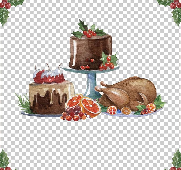 Feast PNG, Clipart, Cake, Cake Decorating, Chocolate Cake, Christmas, Christmas Card Free PNG Download