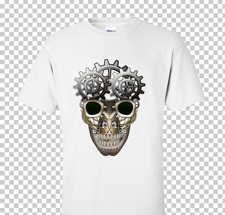 T-shirt Fashion Skull The Best Of Steampunk PNG, Clipart, Brand, Car, Clothing, Fashion, Gear Free PNG Download