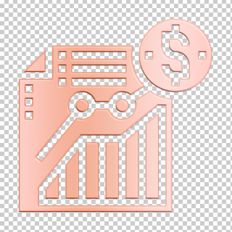 Accounting Icon Report Icon Profit Icon PNG, Clipart, Accounting Icon, Line, Peach, Pink, Profit Icon Free PNG Download