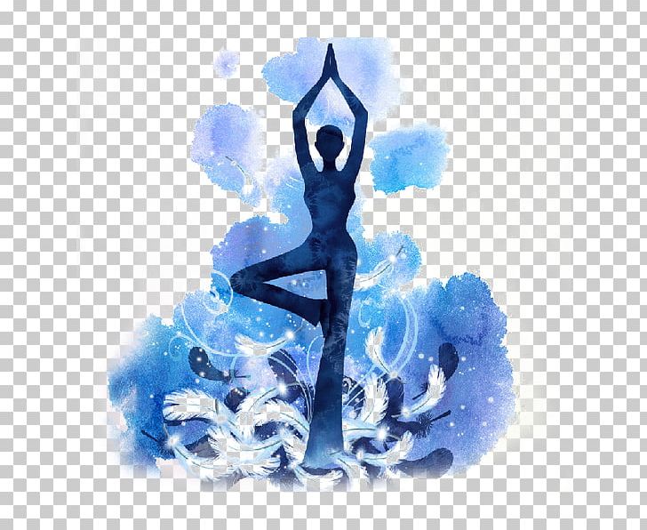 Yoga Poster Silhouette Minimalism PNG, Clipart, Advertisement Poster, Blue, Color, Computer Wallpaper, Designer Free PNG Download