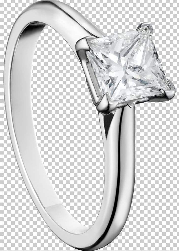 Diamond Engagement Ring Princess Cut Cartier PNG, Clipart, Body Jewelry, Bride, Brilliant, Carat, Cartier Free PNG Download