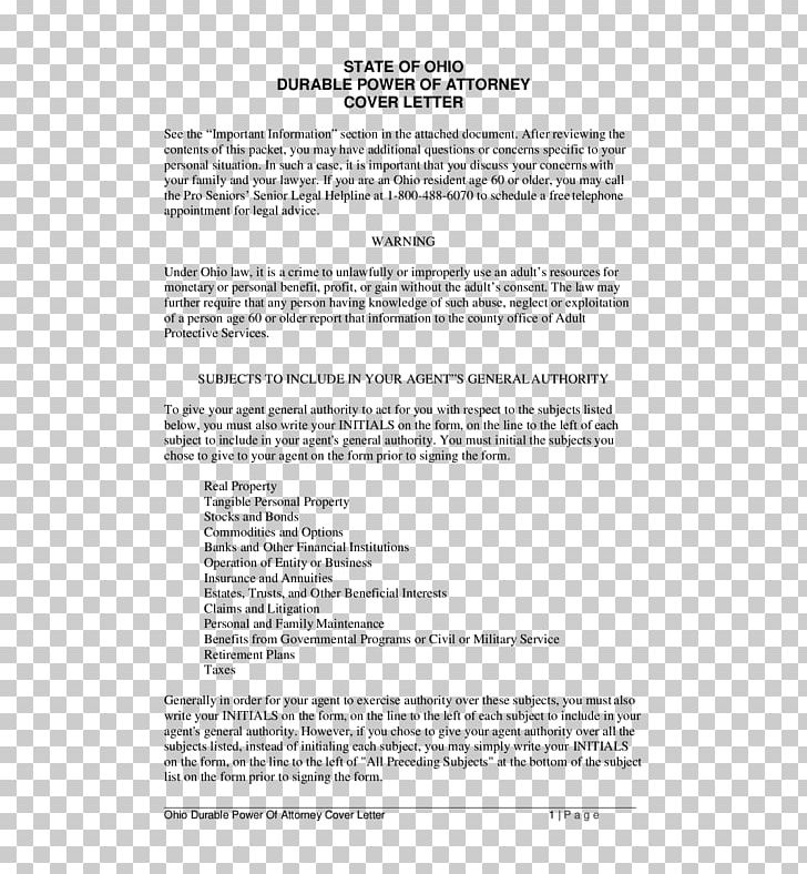 Ohio Attorney General Power Of Attorney Statute Elder Financial Abuse PNG, Clipart, Area, Attorney General, Business, Debt, Document Free PNG Download