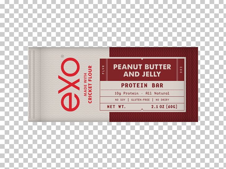 Peanut Butter And Jelly Sandwich Exo Inc Protein Bar Cricket Flour PNG, Clipart, Almond Butter, Brand, Butter, Cricket Flour, Energy Bar Free PNG Download
