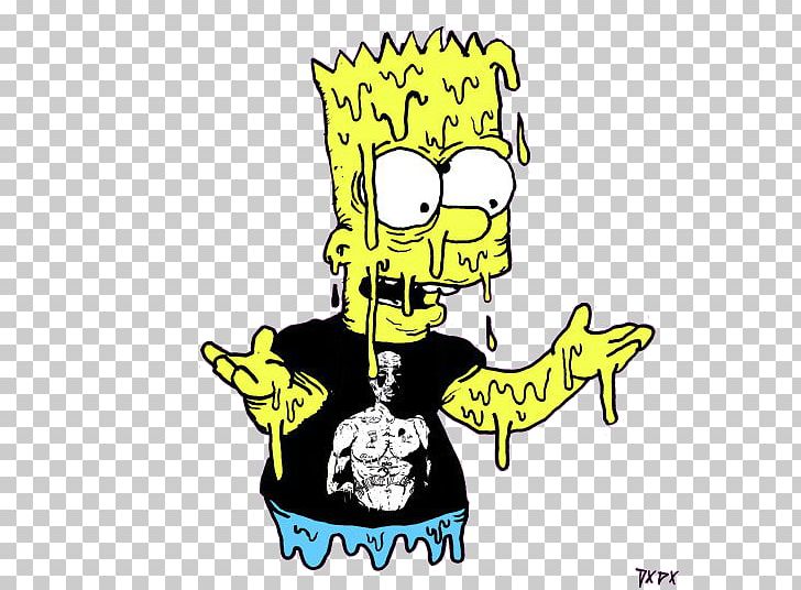 Bart Simpson Homer Simpson Lisa Simpson Drawing Psychedelic Art PNG, Clipart, Area, Art, Art Pop, Artwork, Bart Simpson Free PNG Download