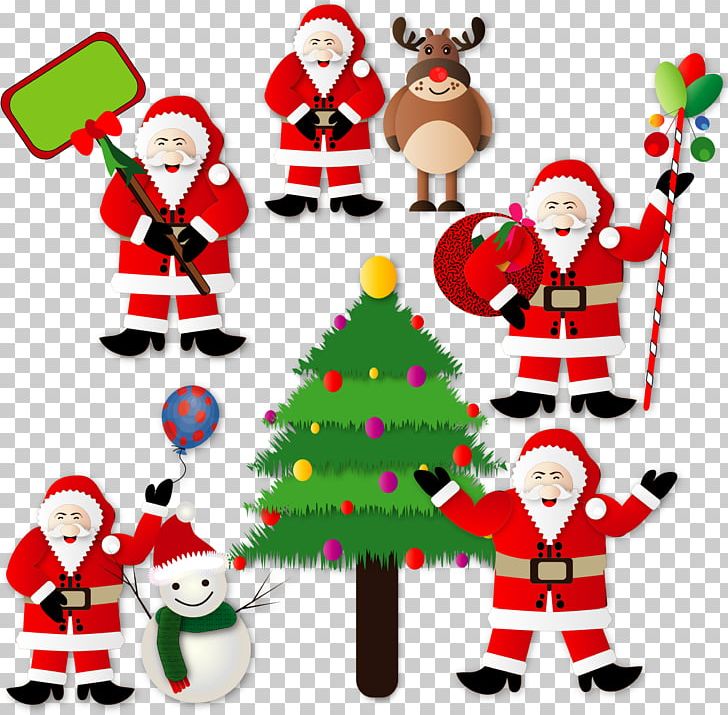 Christmas Tree Santa Claus Christmas Decoration PNG, Clipart, Advent, Art, Christmas, Christmas Decoration, Christmas Lights Free PNG Download