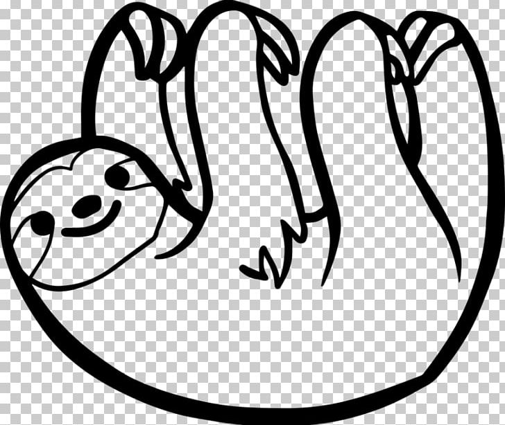 Pygmy Three-toed Sloth Drawing Two-toed Sloths Sloth Bear PNG, Clipart, Area, Art, Black, Black And White, Cartoon Free PNG Download