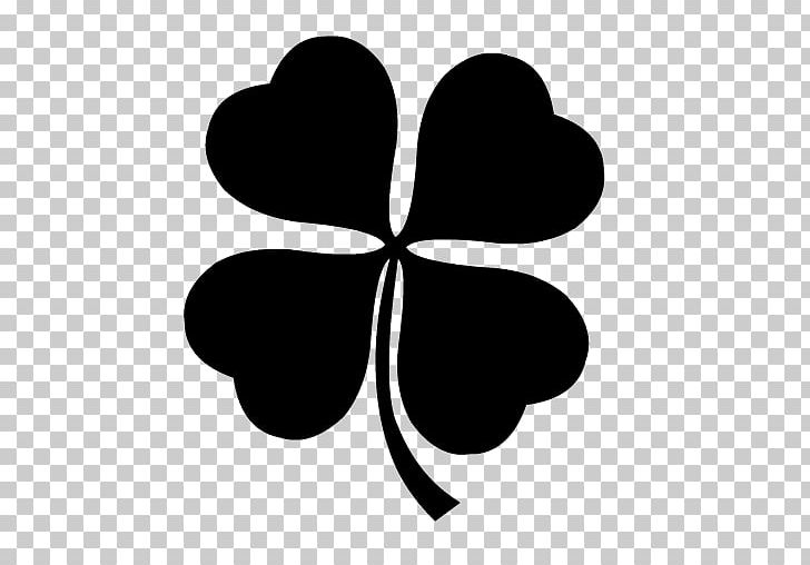 Four-leaf Clover Shamrock Computer Icons Luck PNG, Clipart, Black, Black And White, Black Clover, Clover, Computer Icons Free PNG Download
