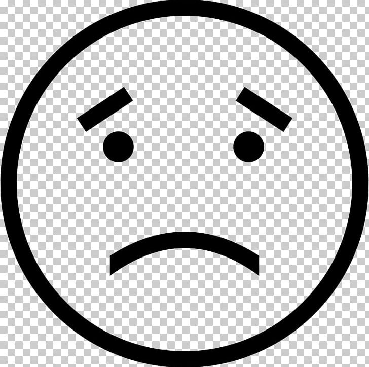 Emoticon Smiley Sadness PNG, Clipart, Area, Black And White, Circle, Crying, Drawing Free PNG Download