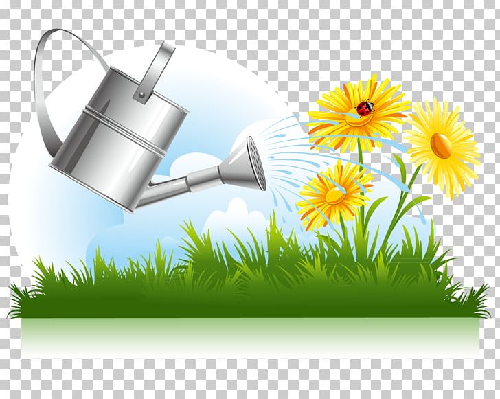 Flower Garden Watering Can Flowerpot PNG, Clipart, Computer Wallpaper, Encapsulated Postscript, Energy, Environmental Protection, Fence Free PNG Download