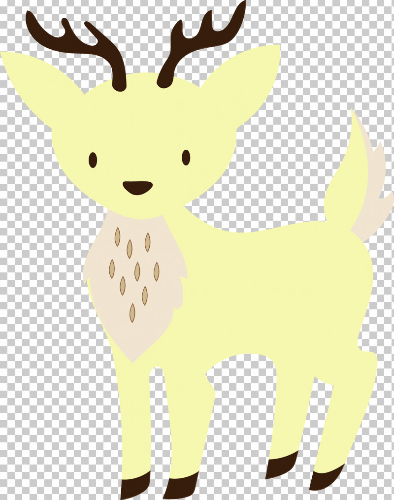 Reindeer PNG, Clipart, Antler, Character, Character Created By, Deer, Paint Free PNG Download