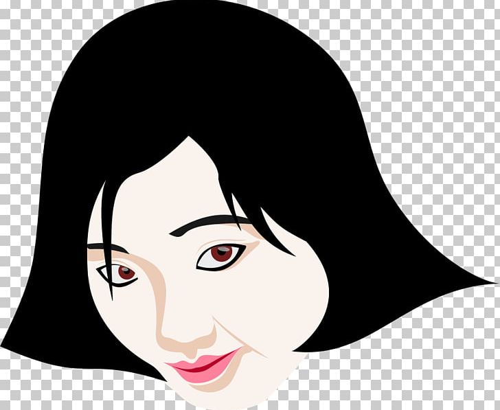 Asia Woman Face PNG, Clipart, Asia, Beauty, Beauty Cliparts, Black, Black Hair Free PNG Download