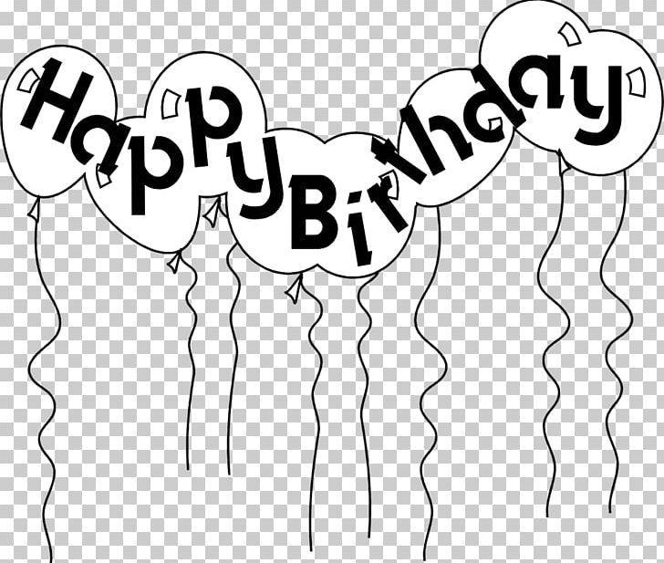 Happy Birthday To You Balloon Birthday Cake PNG, Clipart, Angle, Arm, Balloon, Birthday Cake, Black Free PNG Download