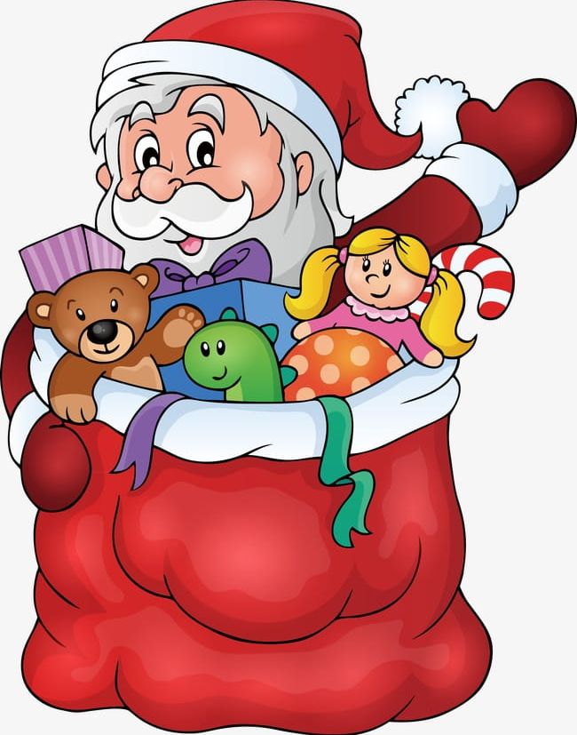 Santa Claus Holding A Gift PNG, Clipart, Bear, Cartoon, Christmas, Claus, Claus Clipart Free PNG Download