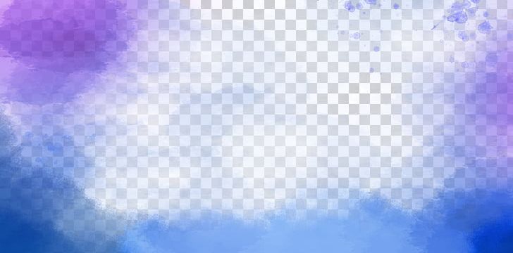 Watercolor Painting Sunlight PNG, Clipart, Atmosphere, Blue, Border Texture, Cloud, Computer Wallpaper Free PNG Download