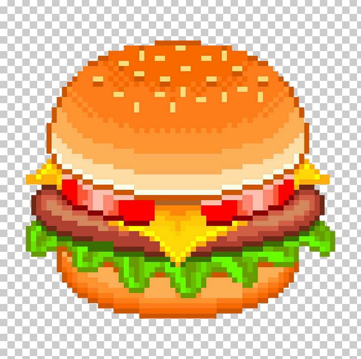 Hamburger Cheeseburger Fast Food Pixel Art PNG, Clipart, Burger King, Cheese, Cheeseburger, Drawing, Fast Food Free PNG Download