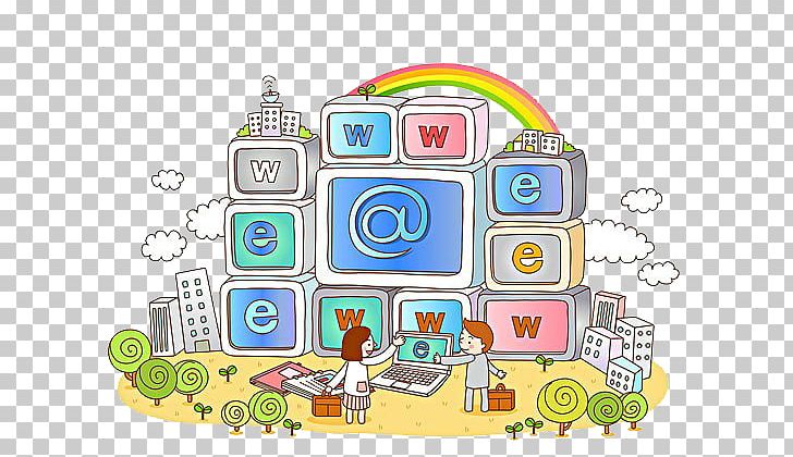 Internet Symbol Illustration PNG, Clipart, Art, Cartoon, Cities, City, City Landscape Free PNG Download