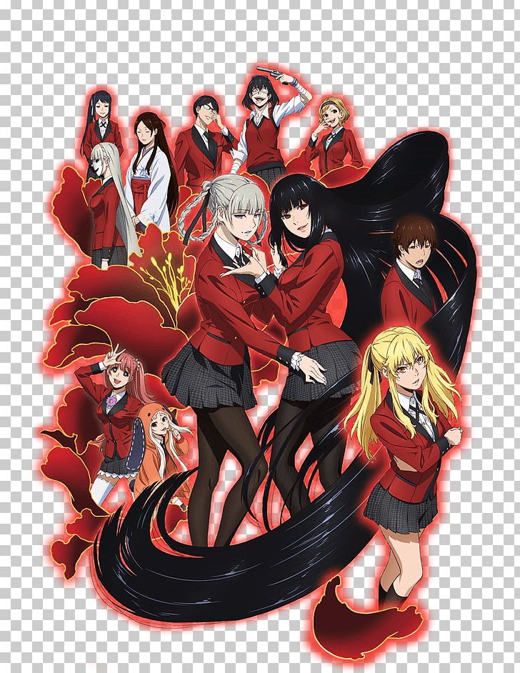 Kakegurui – Compulsive Gambler Gambling Anime T-shirt Manga PNG, Clipart, Anime, Art, Cartoon, Compulsive Behavior, Crunchyroll Free PNG Download