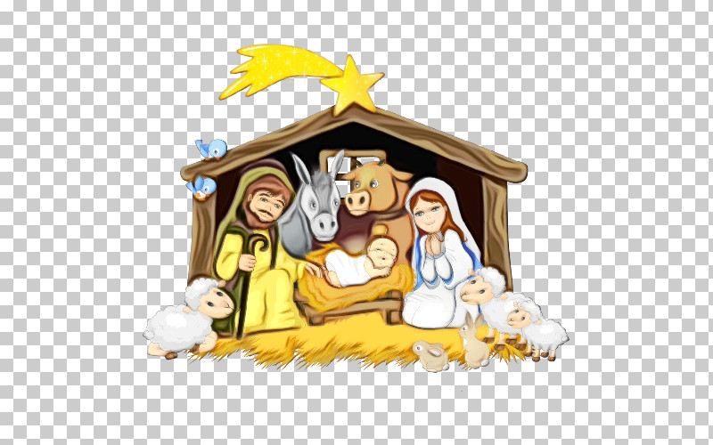 Christmas Decoration PNG, Clipart, Cartoon, Christmas Decoration, Christmas Eve, Interior Design, Nativity Scene Free PNG Download
