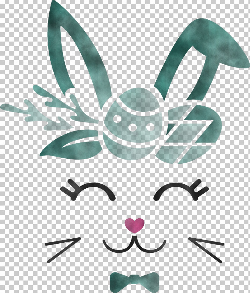 Easter Bunny Easter Day Cute Rabbit PNG, Clipart, Cute Rabbit, Easter Bunny, Easter Day, Green, Rabbit Free PNG Download