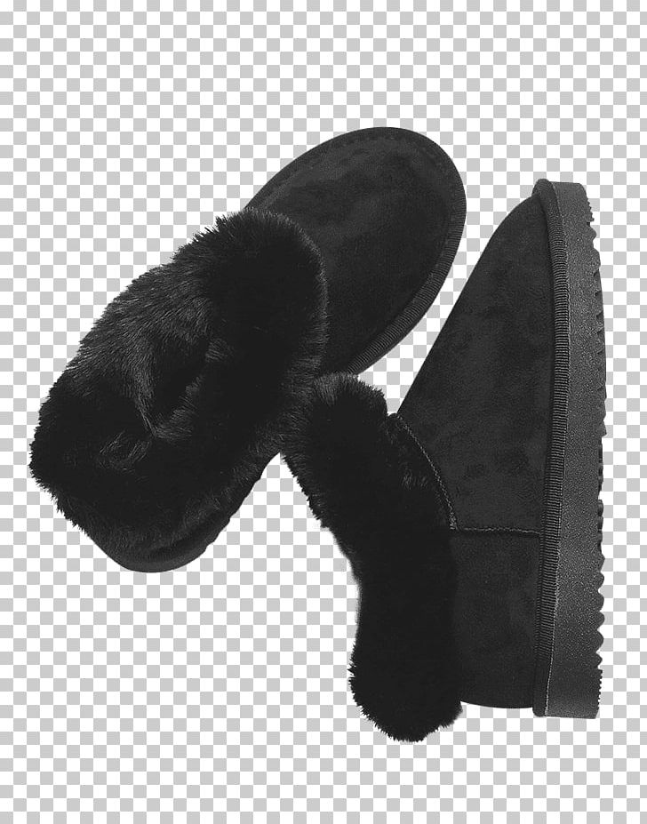 Fur Shoe Black M PNG, Clipart, Black, Black M, Fake Fur, Fur, Shoe Free PNG Download