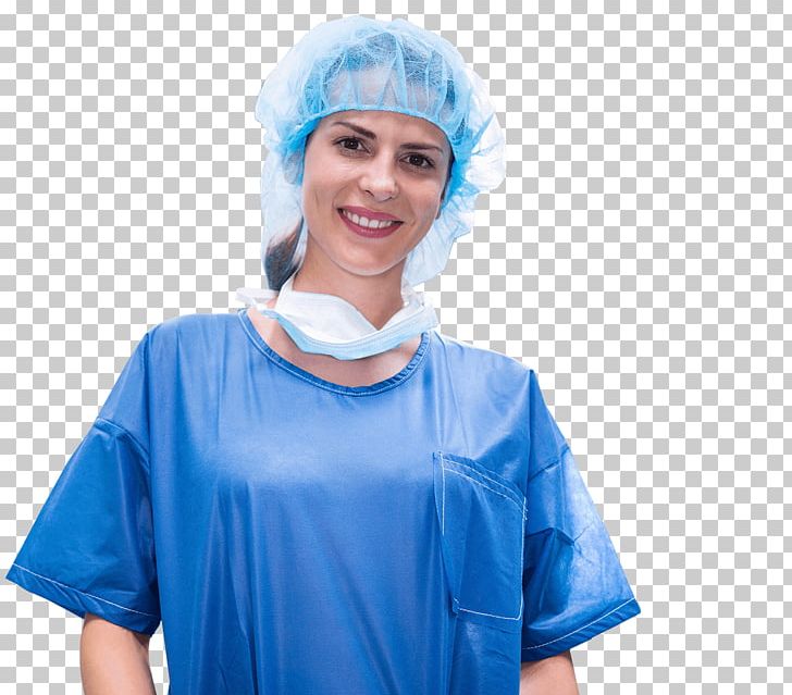 Surgeon Medical Glove Hospital Gowns Headgear PNG, Clipart, Anesthesiologist, Blue, Costume, Electric Blue, Gown Free PNG Download