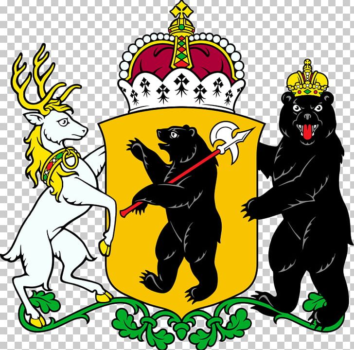 Coat Of Arms Of Yaroslavl Oblast Oblasts Of Russia Mologa PNG, Clipart, Art, Artwork, Bear, Carnivoran, Coat Of Arms Free PNG Download
