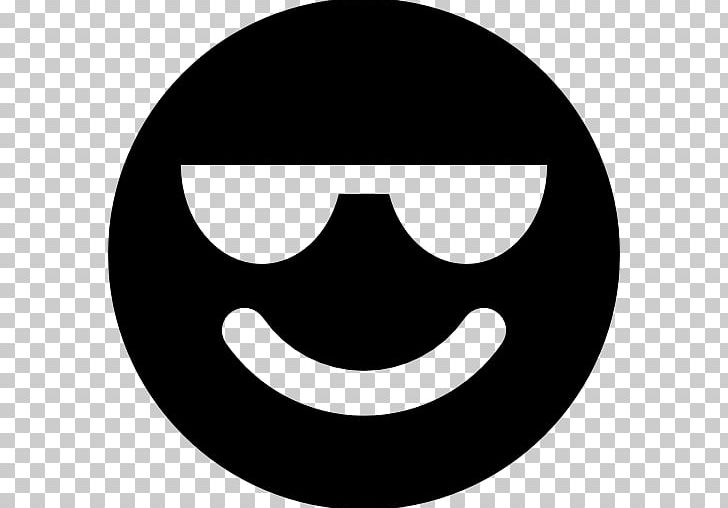 Emoticon Smiley Sunglasses Computer Icons PNG, Clipart, Black, Black And White, Circle, Computer Icons, Emoji Free PNG Download