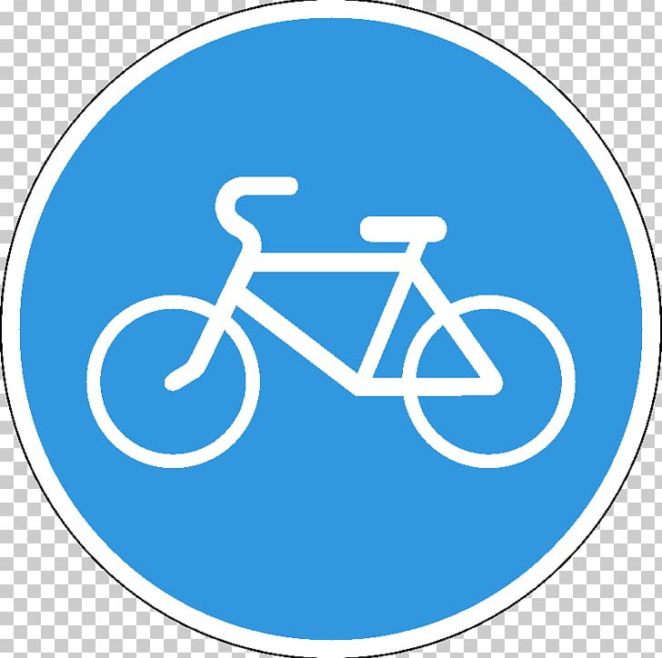 Segregated Cycle Facilities Traffic Sign Bicycle Mandatory Sign PNG, Clipart, Area, Bicycle, Blue, Brand, Carriageway Free PNG Download