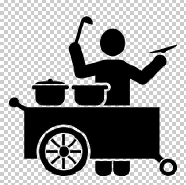 Street Food Vendor Hawker Business PNG, Clipart, Area, Artwork, Black, Black And White, Business Free PNG Download
