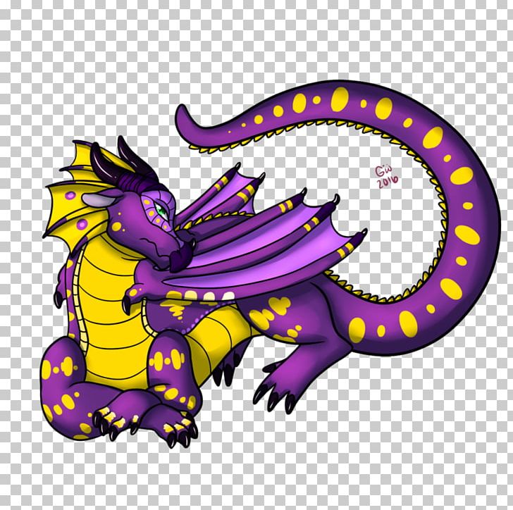 cute purple dragon clipart