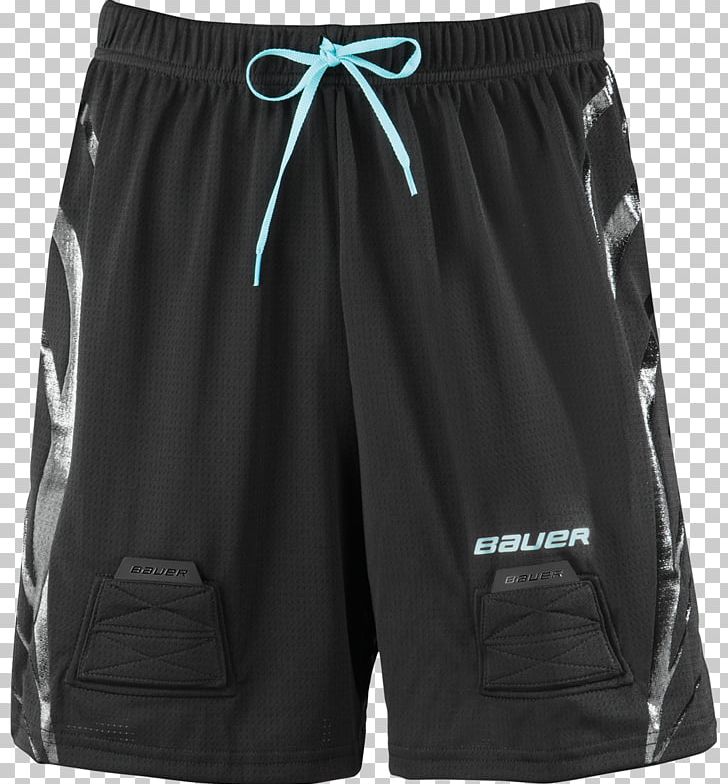Bauer Hockey Ice Hockey Equipment Shorts PNG, Clipart, Active Shorts, Bauer, Bauer Hockey, Bermuda Shorts, Black Free PNG Download